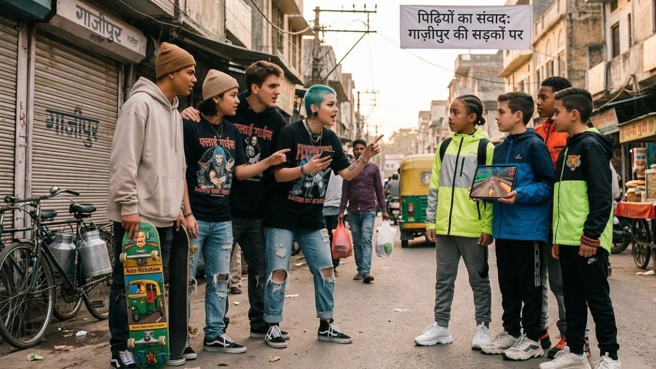गाजीपुर में Gen Alpha के ‘तूफानी गैंग’ का तांडव: सरेआम घिरे Gen Z छात्र, रोंगटे खड़े कर देगी यह घटना