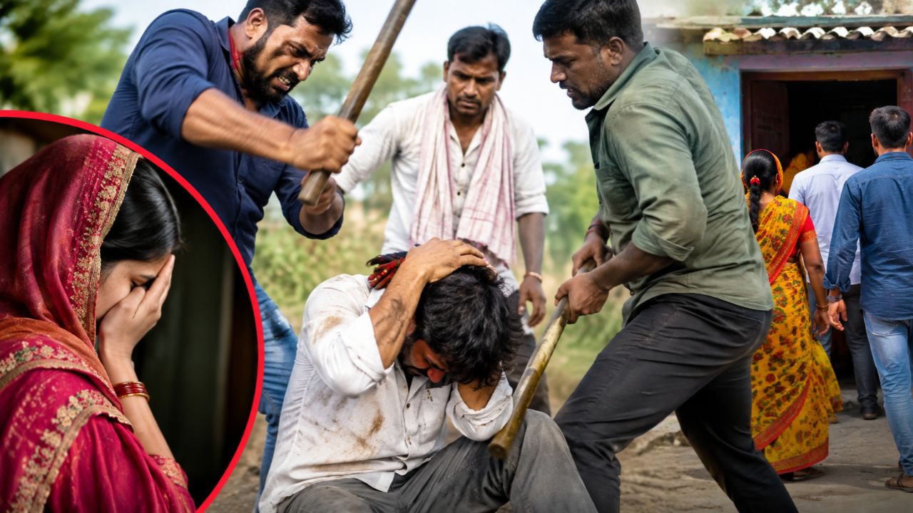 विरोध किया तो बरस पड़े डंडे! पत्नी से विवाद के बाद ससुराल से पहुंचे लोगों पर बहनोई की पिटाई का आरोप