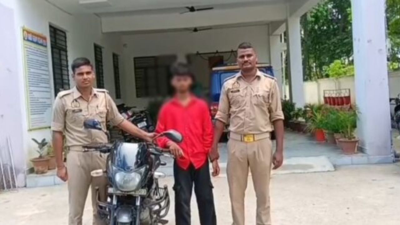 गोरखपुर में बाइक चोर का खेल खत्म, पुलिस ने पीछा कर दबोचा; खुलेंगे कई राज