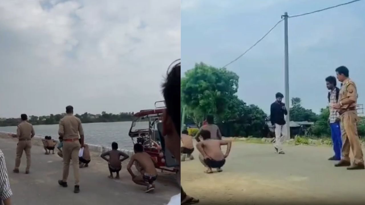 रील बनाने का शौक पड़ा भारी! कम्हरिया बांध पर खतरनाक स्टंट कर रहे युवकों को पुलिस ने ऐसे सिखाया सबक