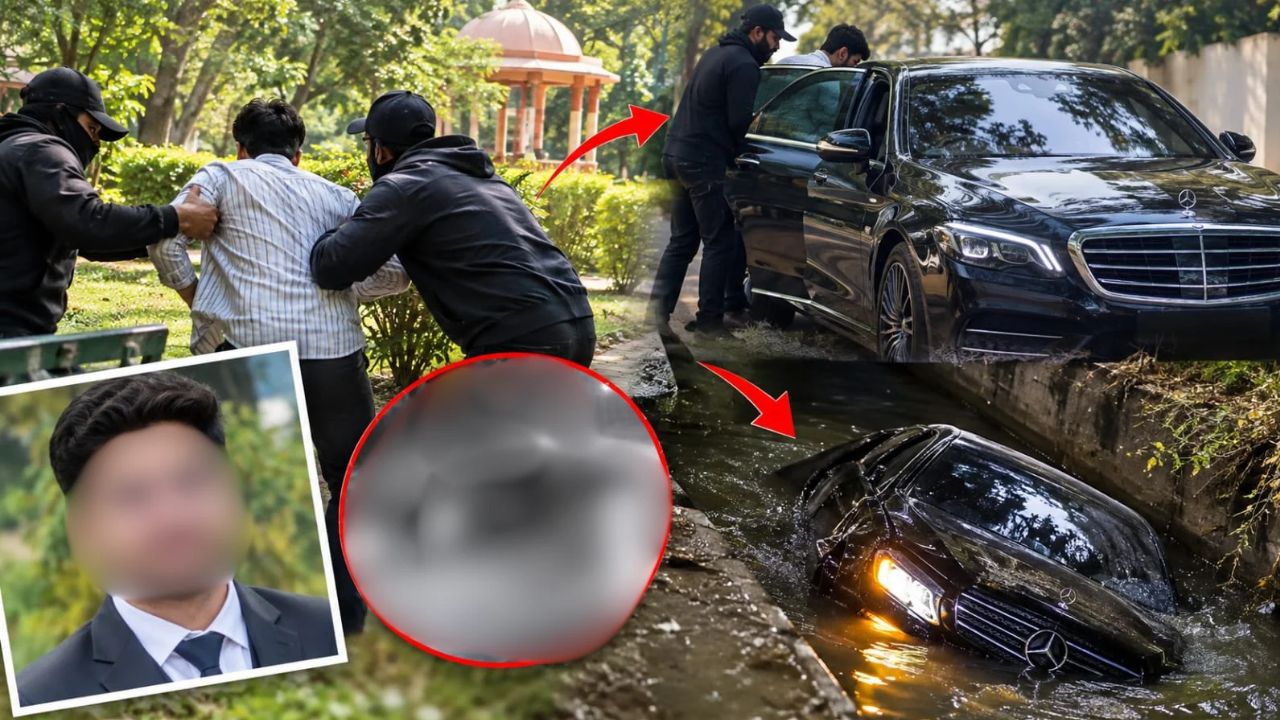 “मर्सिडीज नाले में जा गिरी…” जयपुर में CA के अपहरण की कोशिश से मचा हड़कंप, कार से निकलीं नकली पिस्टल-चाकू