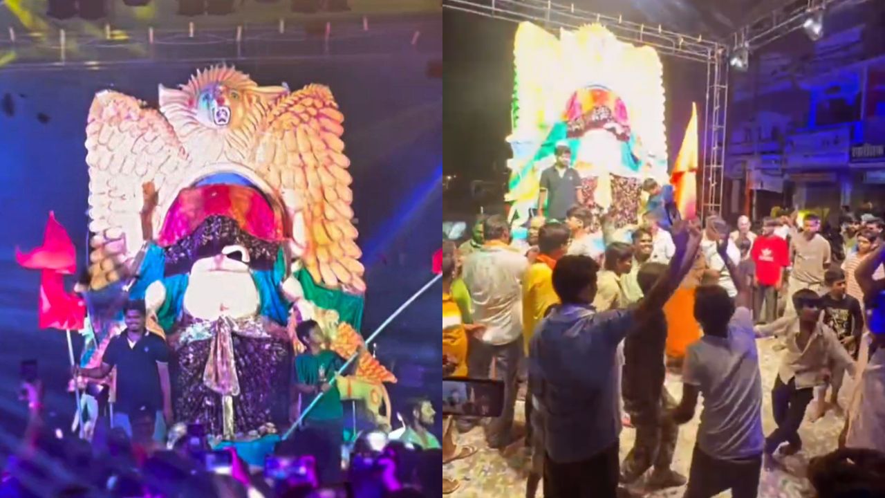 गणपति बप्पा मोरया के जयघोष से गूंजा फरेंदा, भव्य पंडाल में विराजे गणेश जी; दर्शन को उमड़े श्रद्धालु