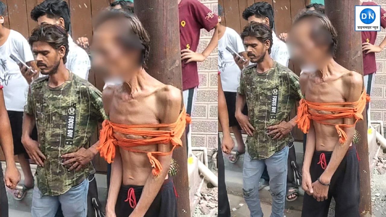शक के नाम पर सरेआम सजा! खंभे से बांधा, कपड़े उतारकर पीटा; पीलीभीत में हंगामे का वीडियो वायरल