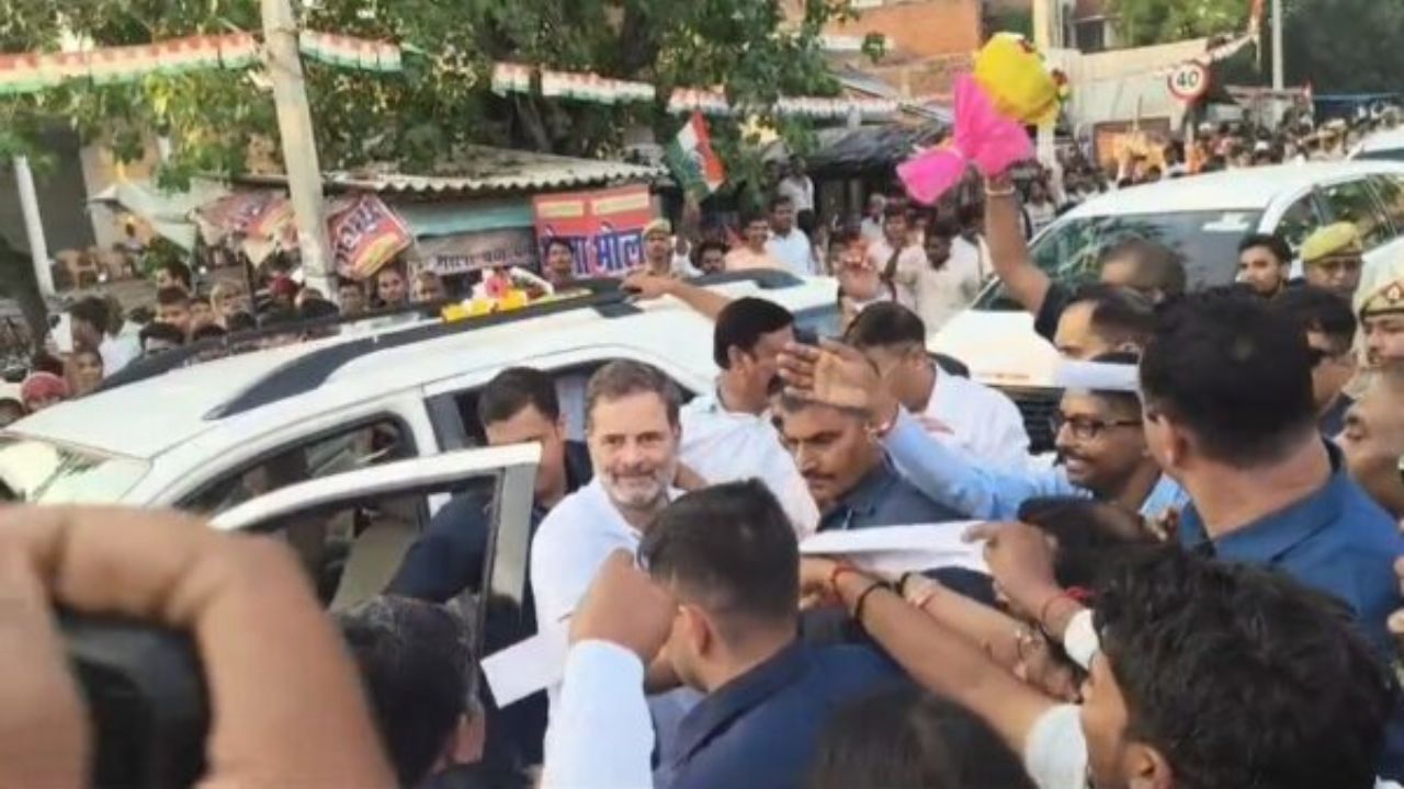 रायबरेली पहुंचे राहुल गांधी, स्वागत में उमड़ा जनसैलाब, कार्यकर्ताओं में दिखा जबरदस्त जोश