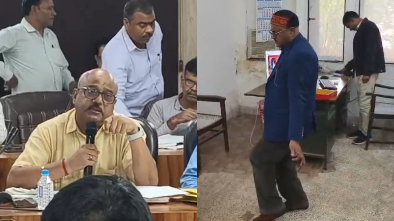 डांस करते दिखे परियोजना निदेशक! सरकारी दफ्तर का वीडियो वायरल, बाबुओं से विवाद के बीच मचा हड़कंप