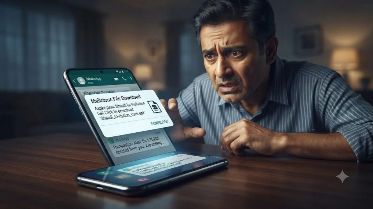 सावधान! WhatsApp पर शादी का कार्ड डाउनलोड करना पड़ा भारी, फाइल खोलते ही खाते से उड़ गए लाखों रुपये