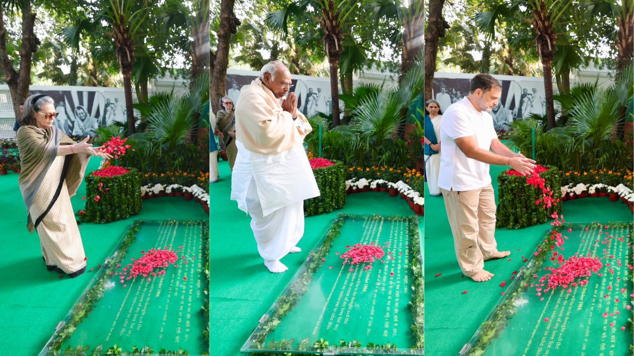 इंदिरा गांधी की पुण्यतिथि पर दिल्ली स्थित शक्ति स्थल पर श्रद्धांजलि समारोह आयोजित किया गया। जिसमें कांग्रेस अध्यक्ष मल्लिकार्जुन खरगे, राहुल गांधी, सोनिया गांधी और प्रियंका गांधी समेत पार्टी के कई वरिष्ठ नेता यहां पहुंचे। सभी ने पूर्व प्रधानमंत्री को पुष्पांजलि अर्पित कर उन्हें याद किया। इस मौके पर कांग्रेस नेताओं ने उनके राजनीतिक योगदान और देश के लिए किए गए कार्यों को याद किया। आइए ऐसे में जानते हैं इंदिरा गांधी के वो 5 बड़े फैसले जिनका असर आज भी भारतीय राजनीति और व्यवस्था में दिखाई देता है। (Img- X)
