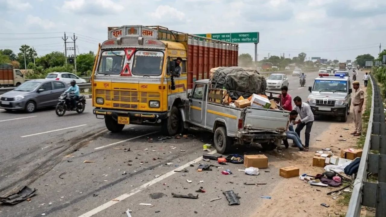 Amravati Samruddhi Highway Accident: आधी रात हाईवे पर ट्रक ने पिकअप को मारी टक्कर, 5 की मौत और 21 घायल