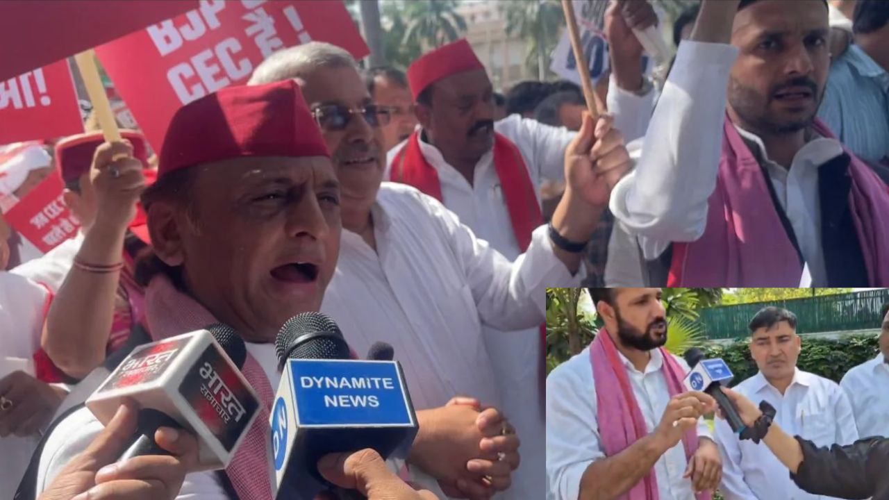 अखिलेश यादव को हिरासत में लिए जाने के खिलाफ उग्र हुए सपा कार्यकर्ता, चक्का जाम का ऐलान