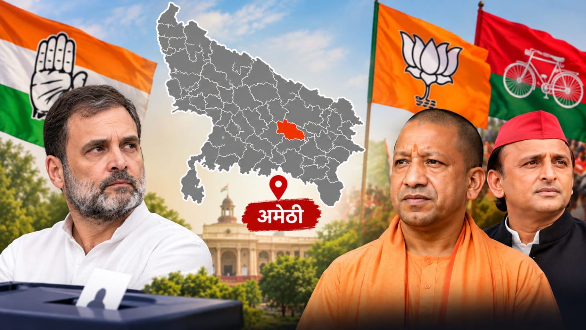 UP Election 2027: अमेठी में कभी कांग्रेस का राज, अब भाजपा-सपा के बीच सियासी मुकाबला… जानिए पूरा इतिहास