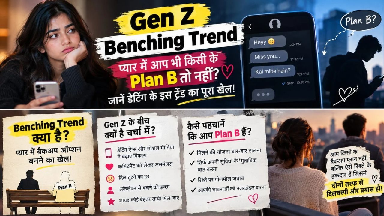 Gen Z Benching Trend: प्यार में आप भी किसी के Plan B तो नहीं? जानें डेटिंग के इस ट्रेंड का पूरा खेल
