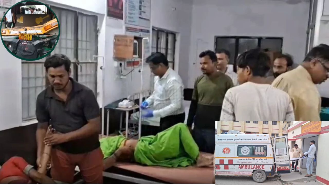 पलक झपकते ही चकनाचूर हो गया यात्रियों का वाहन! बदायूं में रोडवेज बस से टकराकर टेंपो के उड़े परखच्चे
