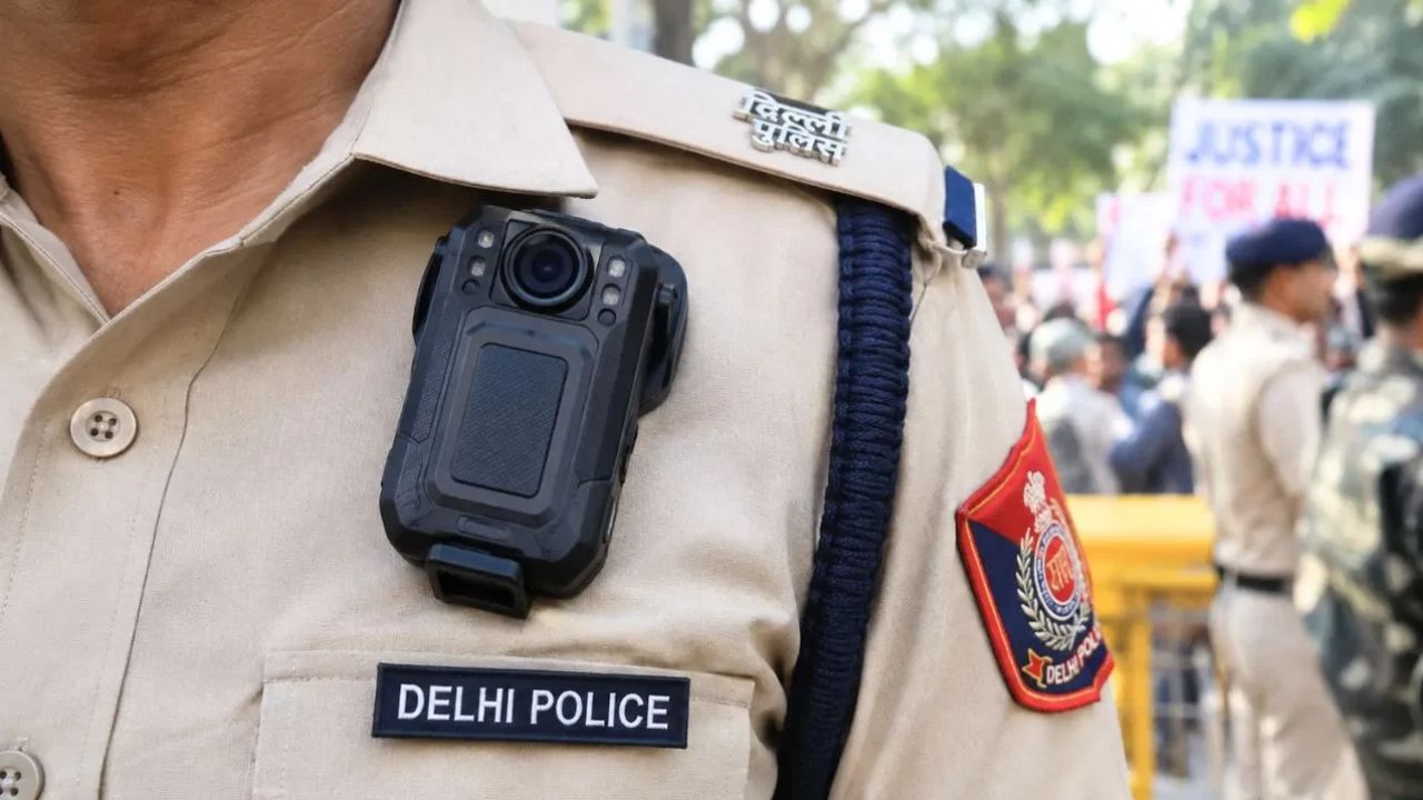 CJP Protest: दिल्ली पुलिस की वर्दी पर लगा खास कैमरा, जानें कैसे करता है काम