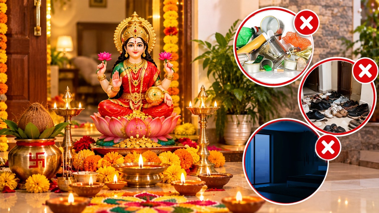 Diwali Vastu Tips: माता लक्ष्मी के स्वागत से पहले घर की ये 3 गलतियां सुधारें, वरना नहीं मिलेगा शुभ फल