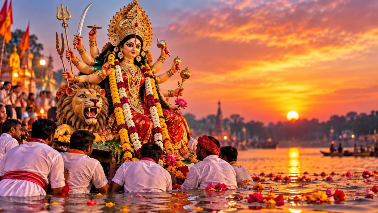 Durga Visarjan Date: 20 या 21 अक्टूबर, कब करें मां दुर्गा का विसर्जन? जानें पंचांग के अनुसार शुभ मुहूर्त