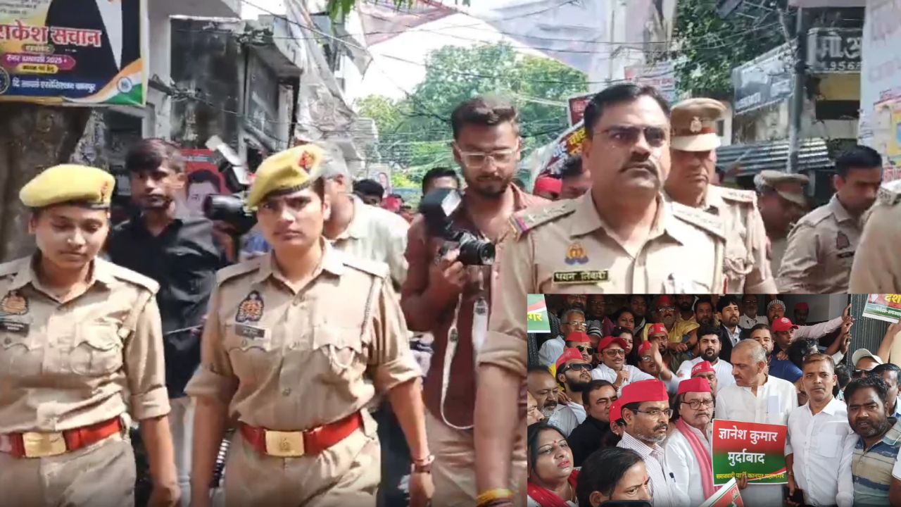 कानपुर में चुनाव आयोग के खिलाफ सपा का बड़ा हमला, ‘वोट चोर गद्दी छोड़’ के नारों से गूंजा कलेक्ट्रेट! CEC के इस्तीफे पर अड़े विधायक