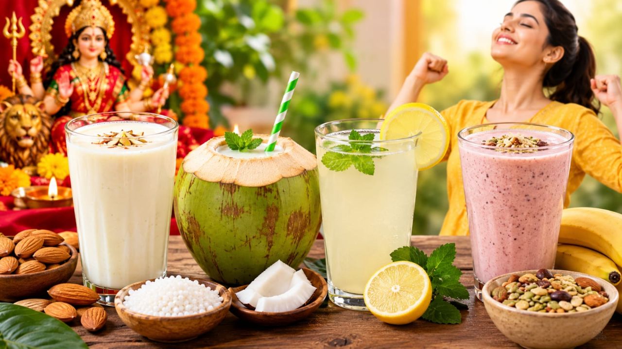Navratri Vrat Drinks: व्रत में कमजोरी और थकान से बचना है? डाइट में शामिल करें ये 4 एनर्जी ड्रिंक