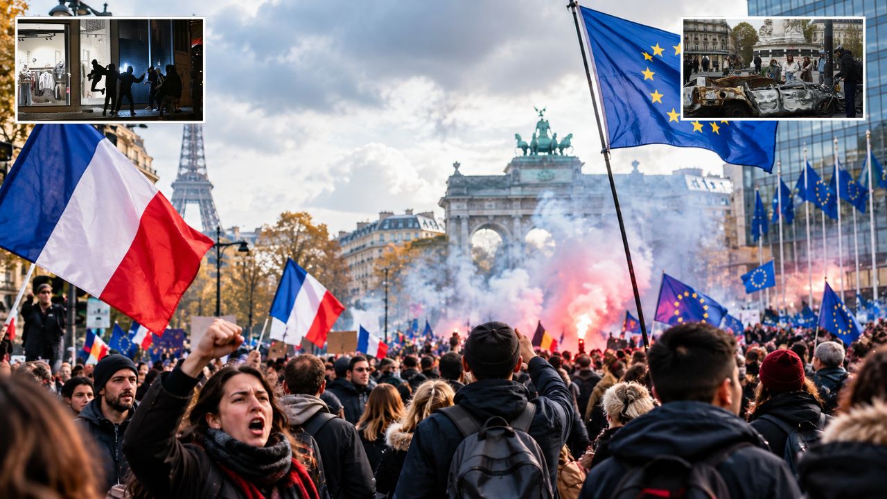Europe Protests: महंगाई, महंगे मकान और सरकारों से नाराजगी, फ्रांस से ब्रसेल्स तक सड़कों पर उतरे लोग