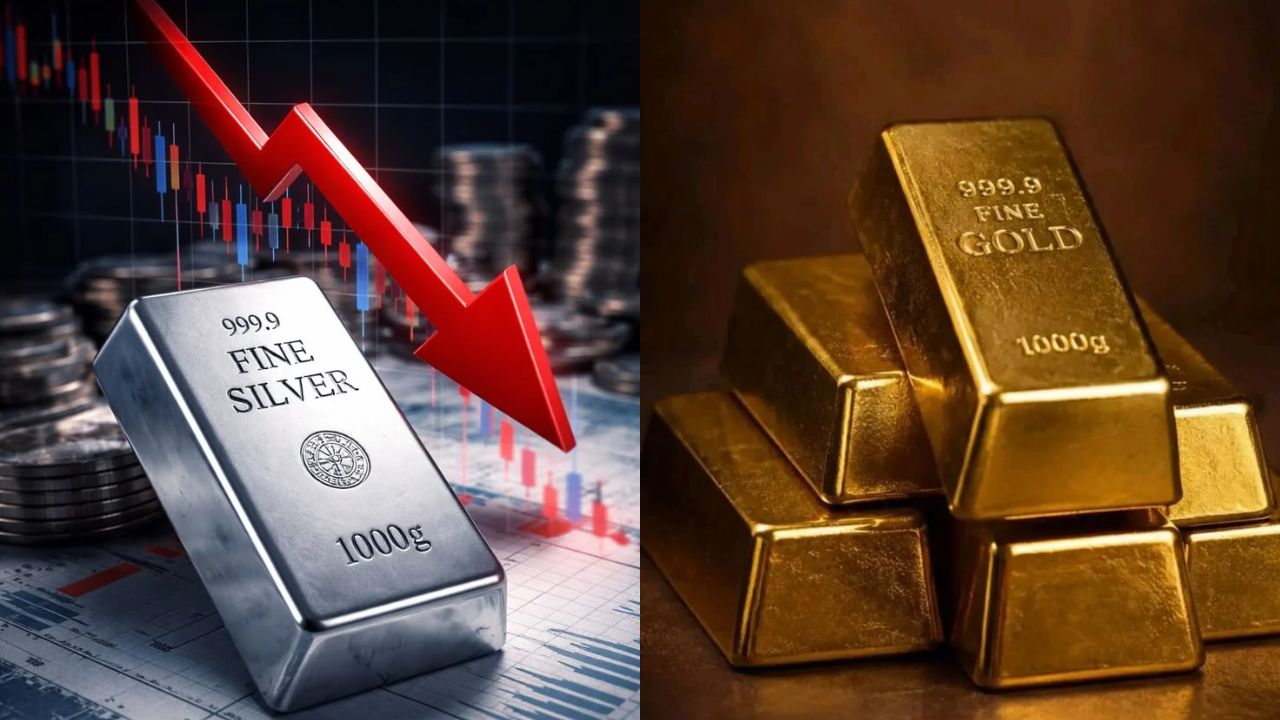 Gold Silver Price: सोने-चांदी की कीमतों में बड़ी गिरावट, खरीदारी से पहले जानिए दिल्ली समेत दस शहरों के ताजा भाव