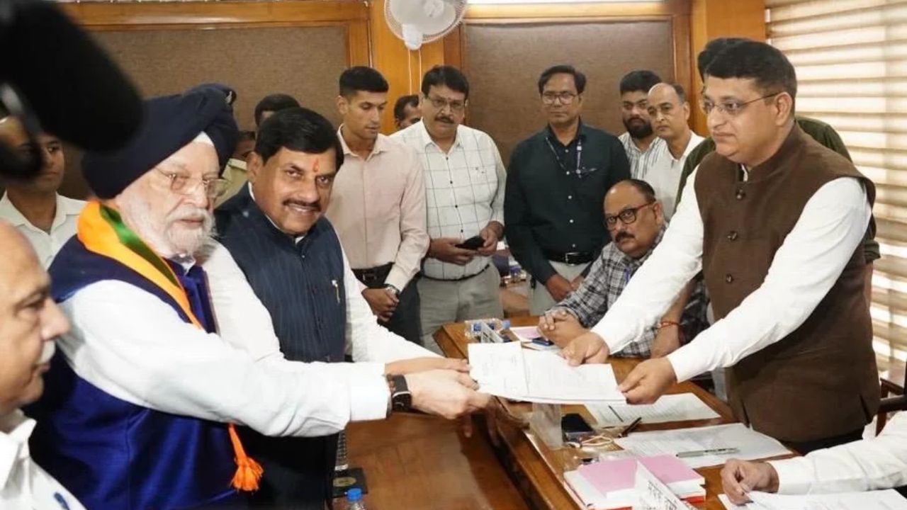 राज्यसभा उपचुनाव: हरदीप सिंह पुरी ने मध्य प्रदेश से दाखिल किया नामांकन, CM मोहन यादव रहे मौजूद