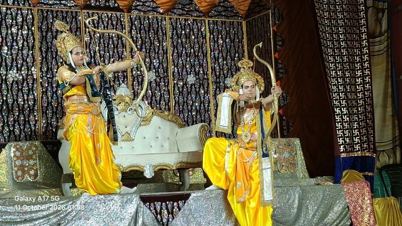 Kanpur Dehat: धनुष टूटते ही गूंजे जय श्रीराम के जयकारे, सीता स्वयंवर और लक्ष्मण-परशुराम संवाद ने मोहा मन