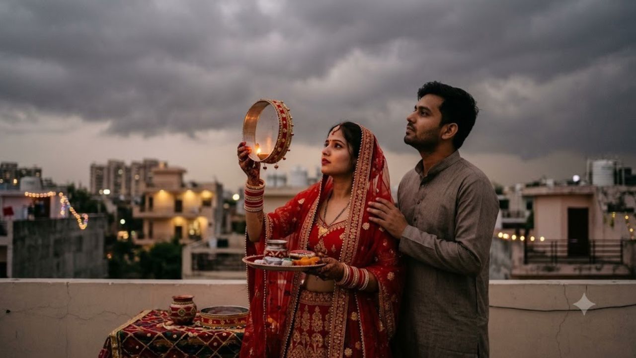 Karwa Chauth 2026: चांद नहीं दिखा तो क्या हुआ, बादलों की लुका-छुपी के बीच दिल से ऐसे मनाएं प्यार का करवा चौथ