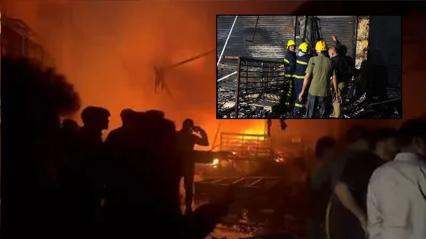 जम्मू के शिव मार्केट में आग ने मचाई तबाही, 40 दुकानें और होटल खाक; कितना हुआ नुकसान?