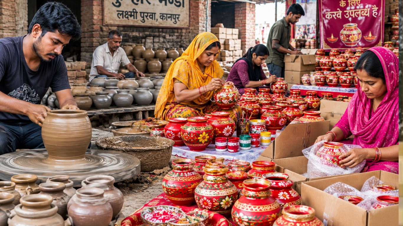 Karwa Chauth 2026: कानपुर में करवाचौथ की तैयारियों से गुलजार हुआ बाजार, ये होगा इस बार खास