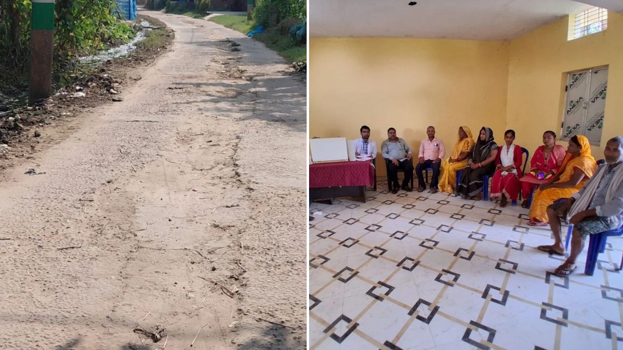 Maharajganj News: सड़क की बदहाली से जूझ रहे ग्रामीण, प्रशासनिक उदासीनता पर सवाल