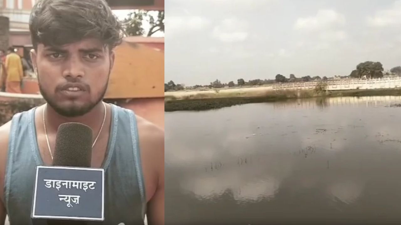 Maharajganj News: लेहड़ा देवी मंदिर के मानसरोवर की सफाई में जुटे युवा, कई दिनों से जारी है अभियान