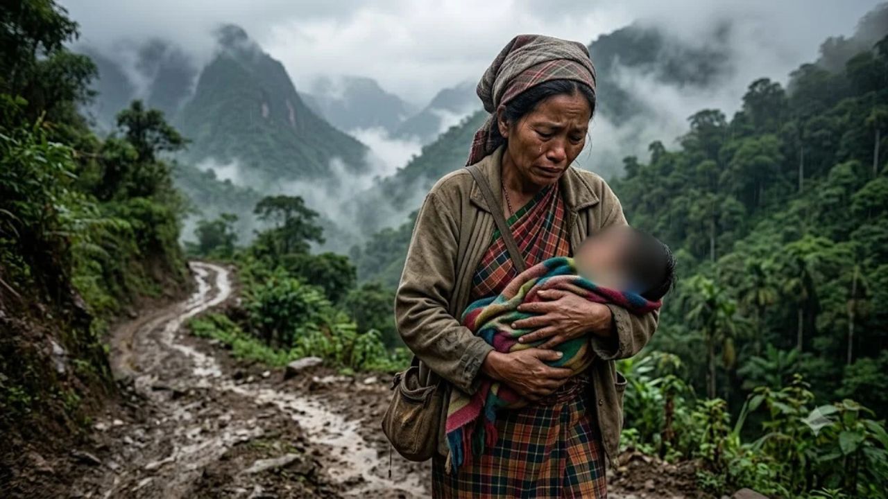 Meghalaya: बेटे को बचाने के लिए मां तीन घंटे चलती रही, लेकिन गोद में ही टूट गई उसकी सांस
