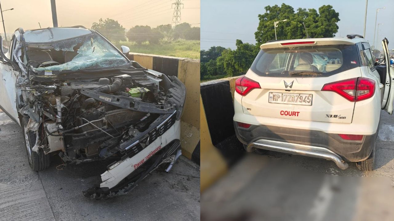 मिर्जापुर में दर्दनाक हादसा: वाराणसी से दर्शन कर लौट रही कार ट्रक से भिड़ी, ठेकेदार की मौत और एक गंभीर