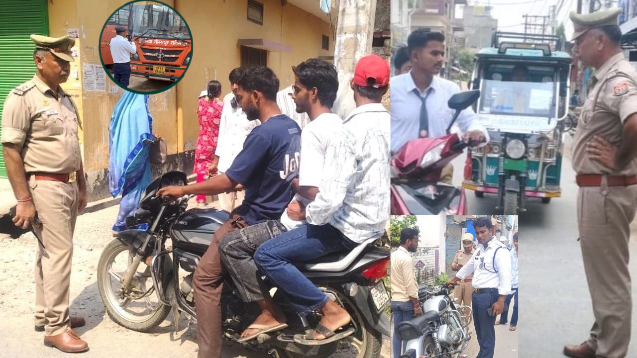 सवारी भरने वाले चालकों पर शिकंजा, ऑटो-रिक्शा सीज! देवरिया में यातायात पुलिस का अभियान; नो-पार्किंग पर भी एक्शन