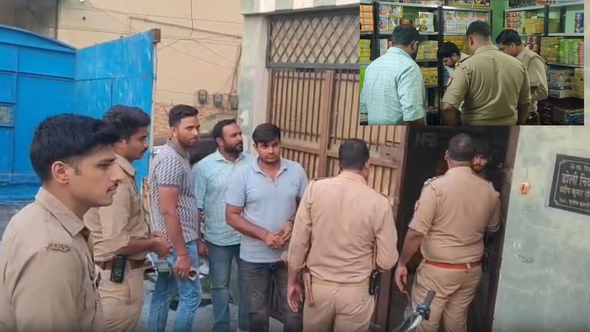 घर में छिपाकर रखे थे 500 किलो पटाखे! मुजफ्फरनगर में लाखों के पटाखों के साथ कारोबारी गिरफ्तार