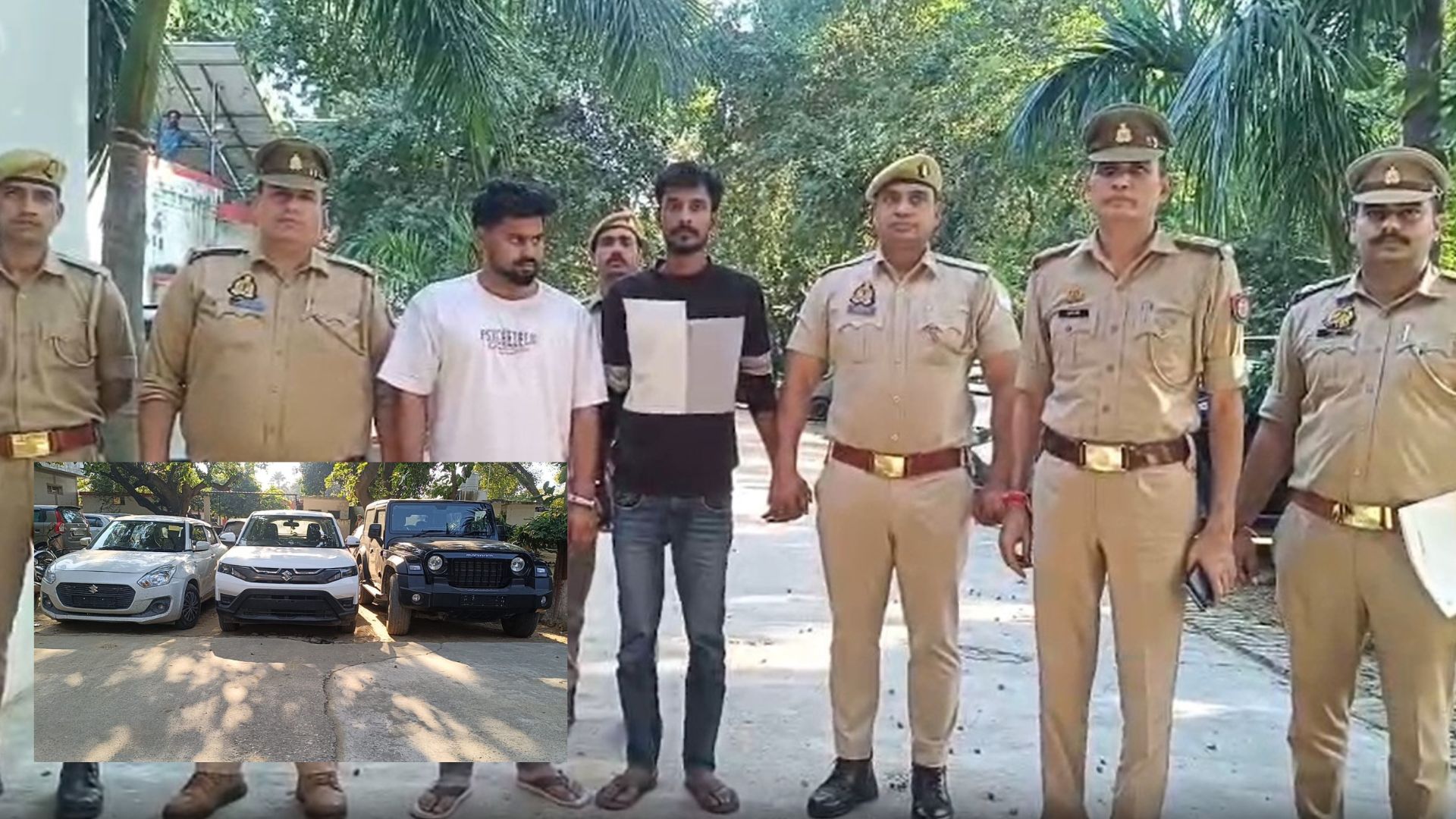 चेसिस नंबर बदलते, फर्जी प्लेट लगाते और बेच देते थे कारें! मुजफ्फरनगर में गिरोह का खुलासा, दो गिरफ्तार