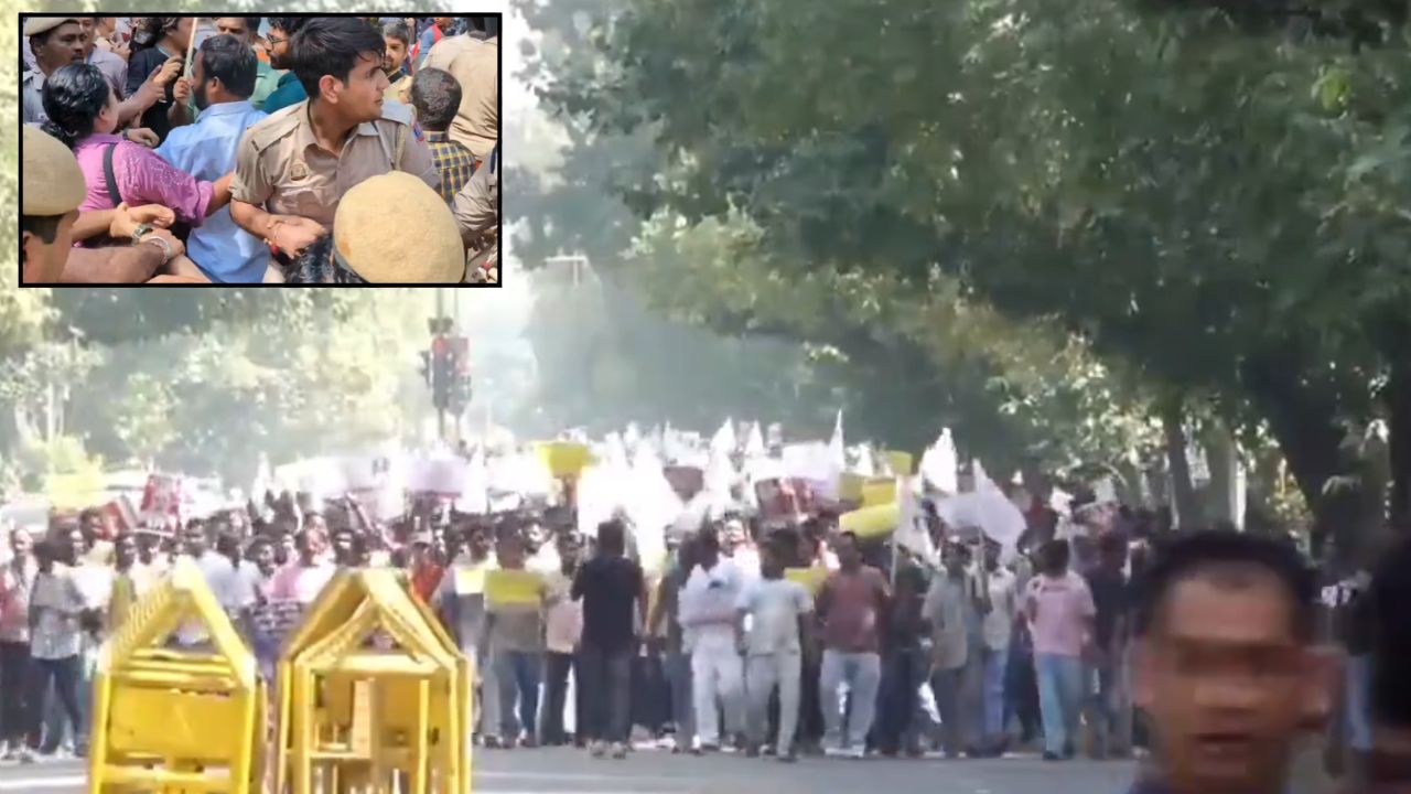 ज्ञानेश कुमार के खिलाफ जंतर-मंतर पर प्रदर्शन, AAP नेताओं समेत 700 से ज्यादा हिरासत में; दिल्ली में बढ़ी पुलिस सख्ती