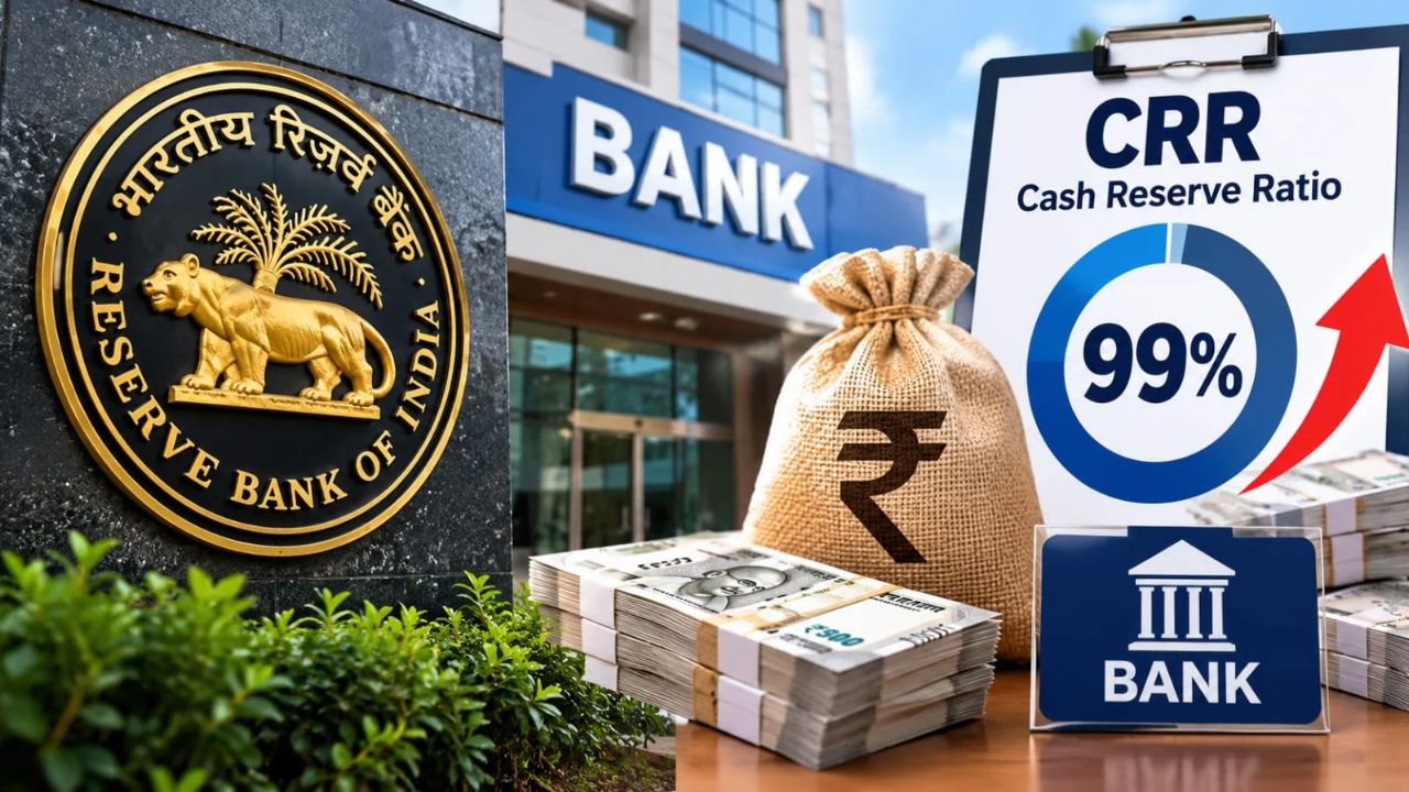 RBI CRR Rule: बैंकों के लिए आज से बदला नियम, रोजाना 99% कैश रिजर्व रखना अनिवार्य