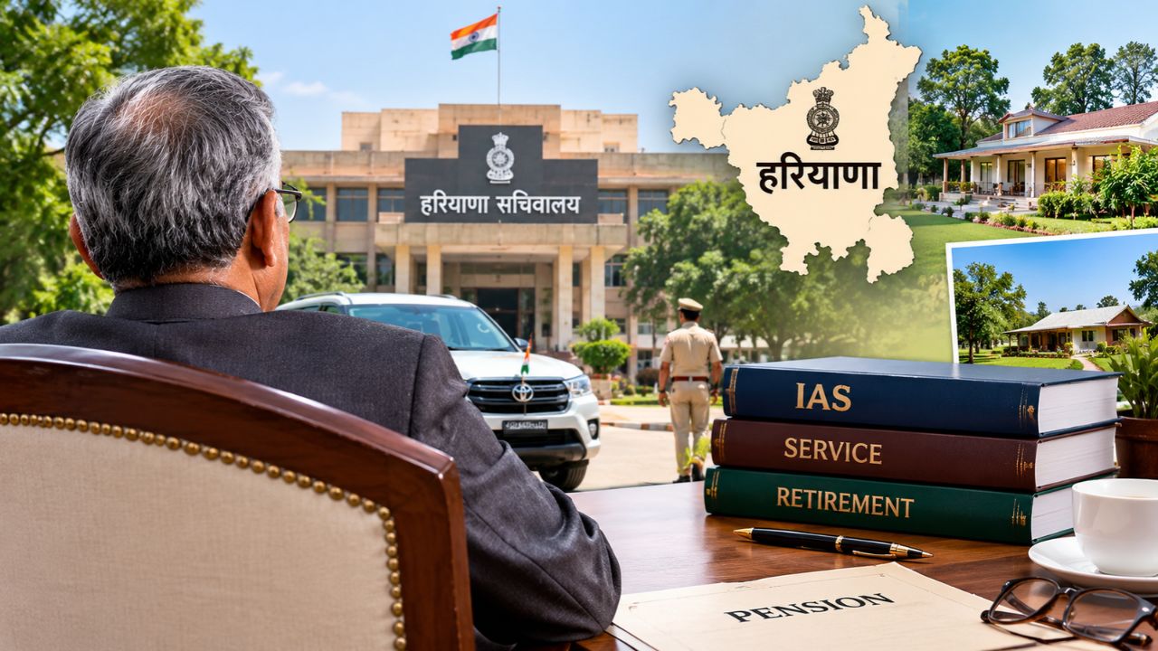 हरियाणा में रिटायरमेंट के बाद भी बरकरार रहता है रुतबा, जानें पूर्व IAS अफसरों के पुनर्वास का पूरा सच