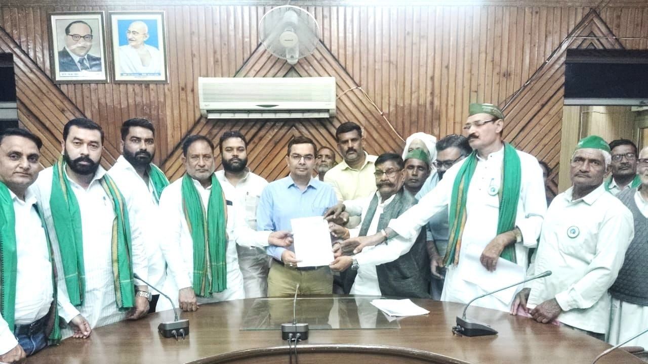 सहारनपुर में किसानों का हल्लाबोल, गन्ना मूल्य भुगतान के लिए सीएम के नाम सौंपा 7 सूत्रीय ज्ञापन