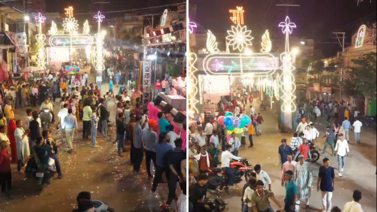 ‘नम आंखें और भारी मन से मां को अंतिम विदाई’, सुलतानपुर में गोमती नदी के सीताकुंड घाट पर प्रतिमा विसर्जन