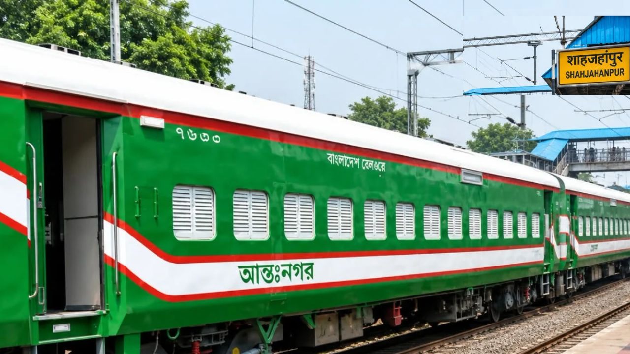 ‘Make in India’ की गूंज: शाहजहांपुर से गुजरी बांग्लादेशी ट्रेन, जानिए भारत के बने इन हाई-टेक कोचों का पूरा सच