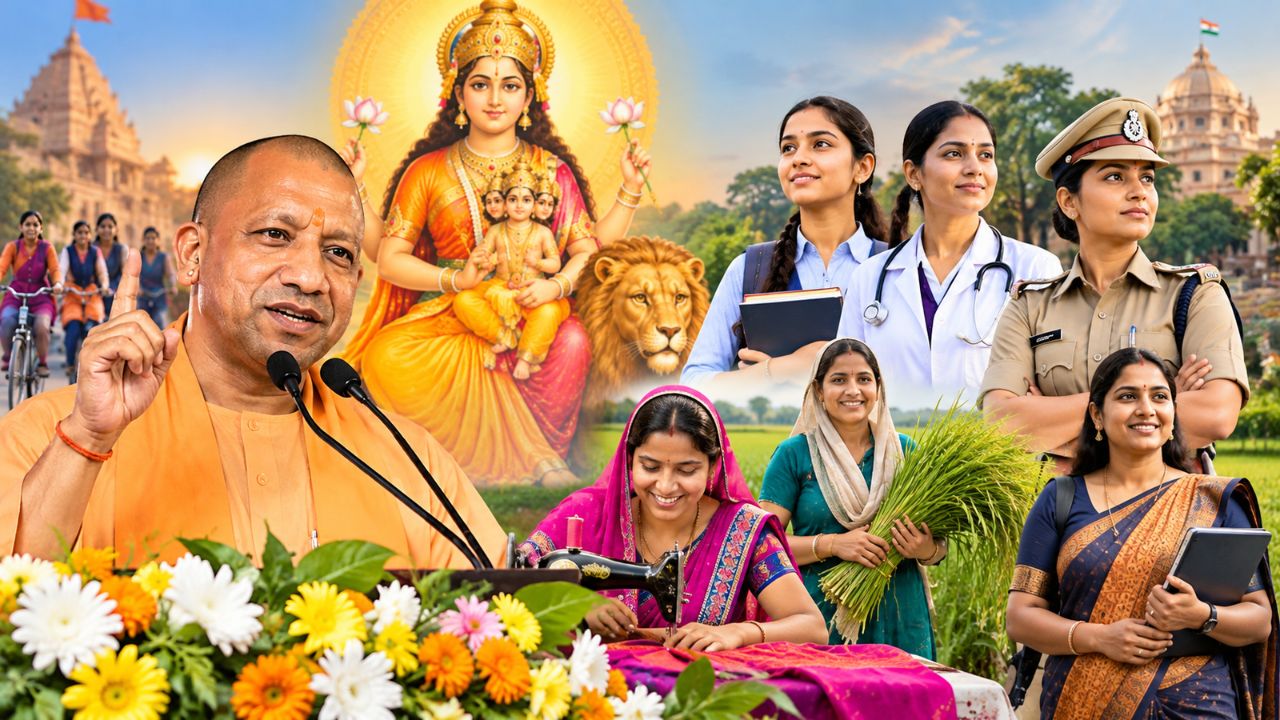 CM Yogi Adityanath बोले- स्वस्थ और शिक्षित नारीशक्ति से ही सुरक्षित है राष्ट्र का भविष्य