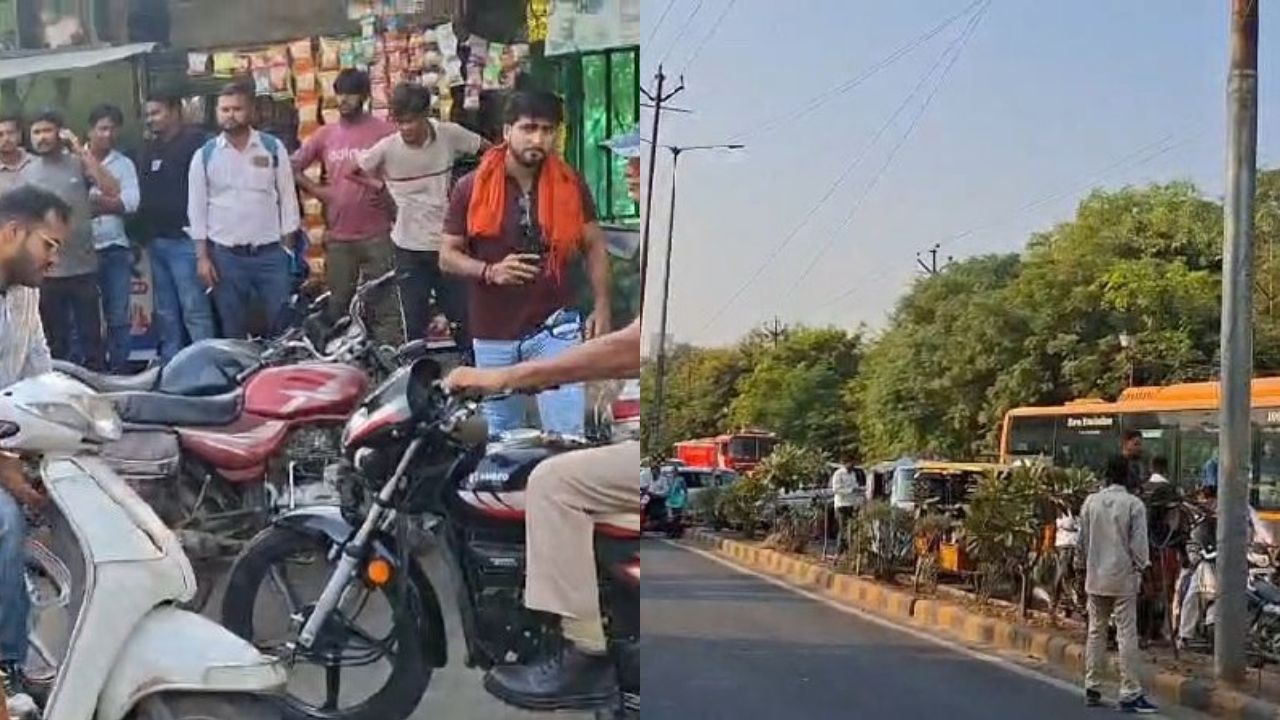 झांसी में किन्नरों का हाई-वोल्टेज ड्रामा, कपड़े उतारकर पुलिस के खिलाफ किया प्रदर्शन
