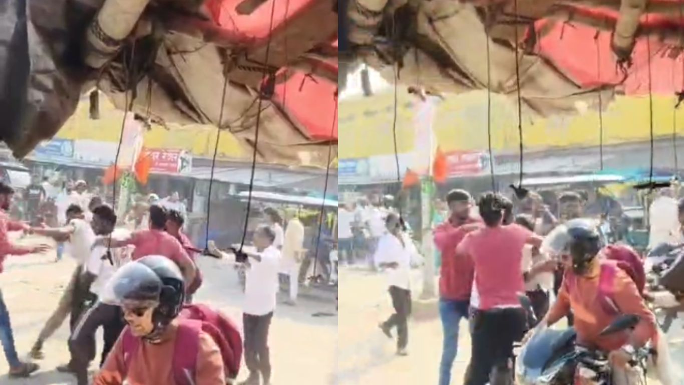 Maharajganj News: चौराहे पर चाचा-भतीजे से मारपीट, वायरल वीडियो में क्या आया सामने?