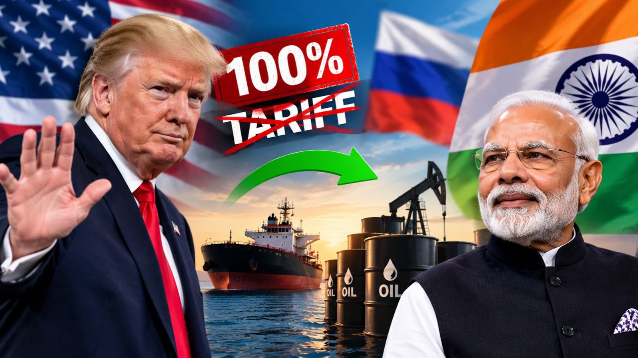 US Tariff: ट्रंप के यू-टर्न से भारत समेत 5 देशों को राहत, रूसी तेल खरीदने पर नहीं लगेगा टैरिफ