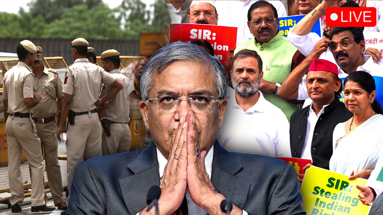 INDIA Bloc Protest LIVE: विपक्षी नेताओं का SIR और CEC के खिलाफ बड़ा मार्च, दिल्ली में हाई अलर्ट; जानिए हर अपडेट