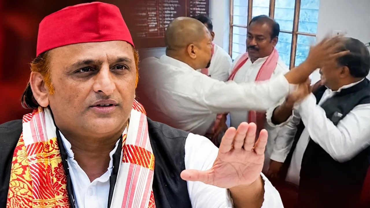 गोरखपुर में थप्पड़कांड के बाद अखिलेश का बड़ा फैसला, सपा की पूरी जिला-महानगर टीम भंग