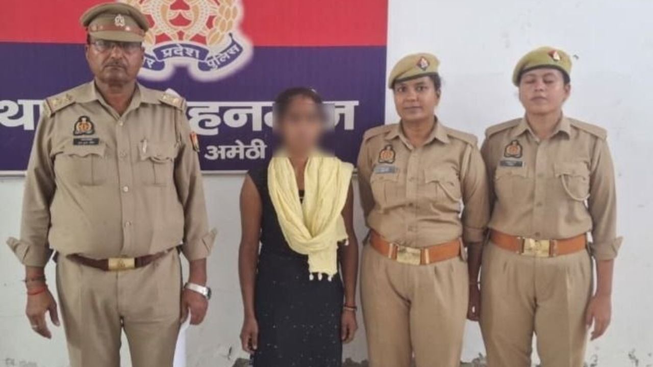 अमेठी में जानलेवा हमले की आरोपी युवती गिरफ्तार, पुलिस ने डंडा भी किया बरामद