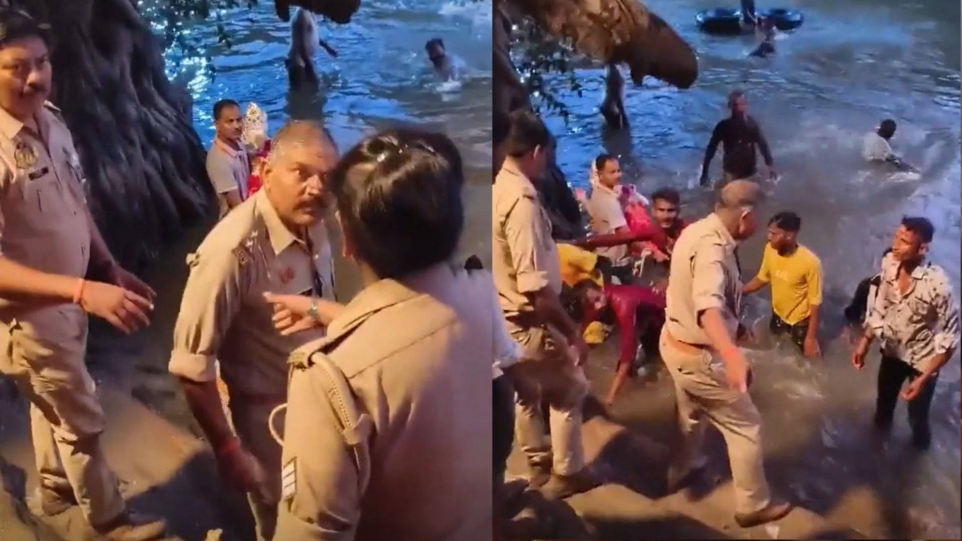 बाराबंकी में विसर्जन करने गए श्रद्धालुओं की थप्पड़-लातों से पिटाई ! दारोगा लाइन हाजिर