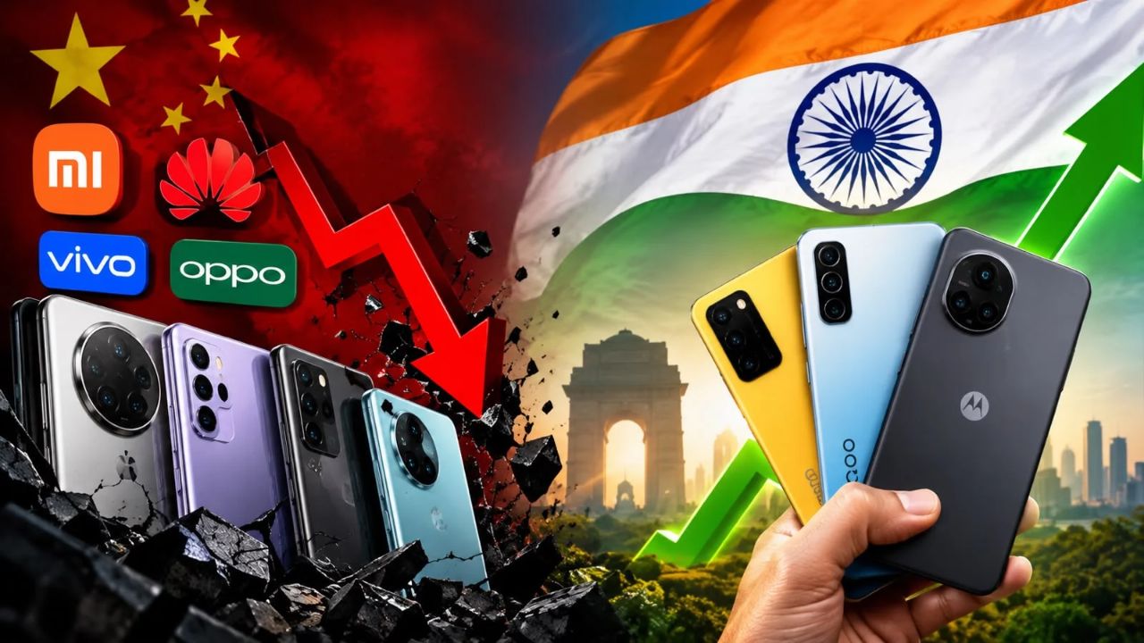 8 साल में पहली बार चीनी स्मार्टफोन कंपनियों को बड़ा झटका! भारतीय ब्रांडों की ऐसे हुई वापसी